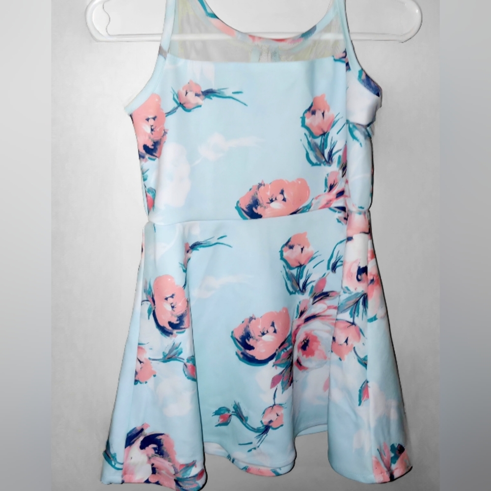 Floral print toddler dress